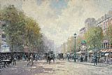 Thomas Kinkade Morning on the Boulevard painting